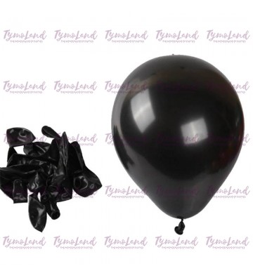 Lot De 10 Ballons Noirs