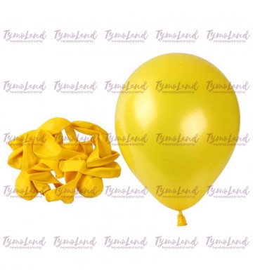 Lot De 10 Ballons Jaunes