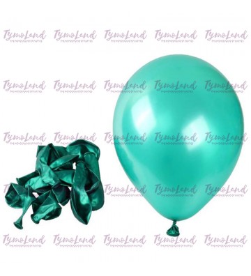 Lot De 10 Ballons Turquoises