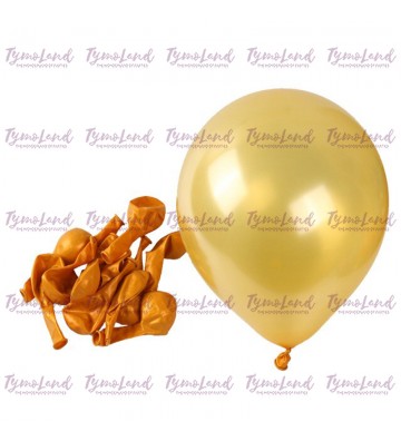 Lot De 10 Ballons Dorés