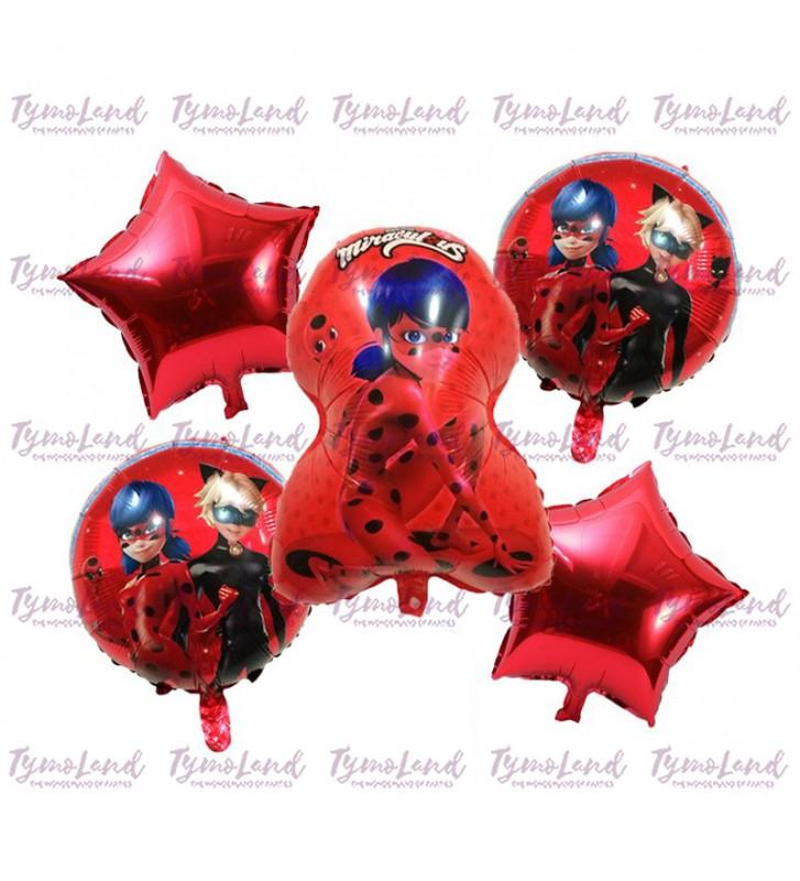 Bouquet de 05 Ballons Miraculous
