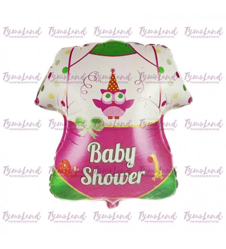 Ballon Baby Shower Girl Shirt Rose