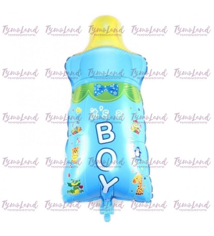 Ballon Biberon It's A Boy Bleu